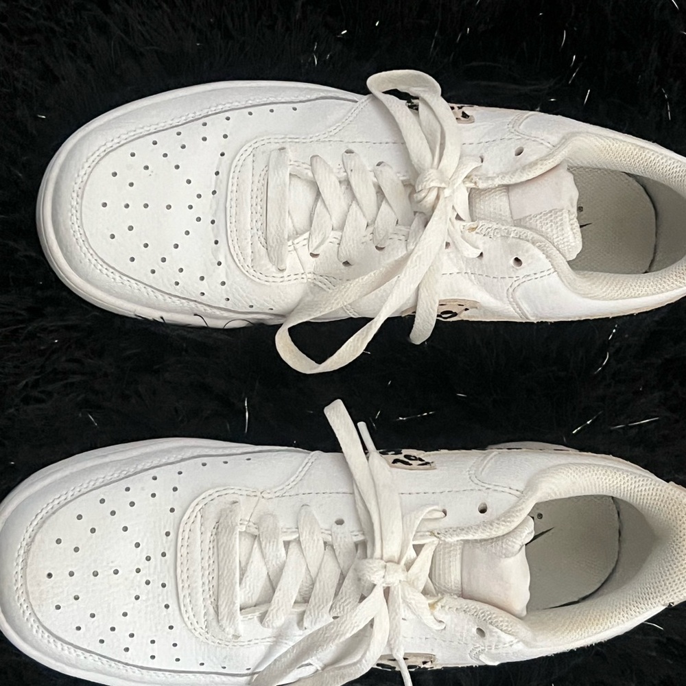 Nike Women's Court Vision low Leopard print shoes